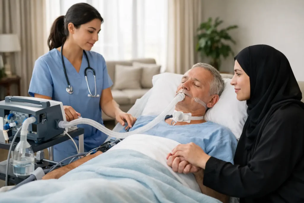 Ventilator Patient Care at Home in the UAE